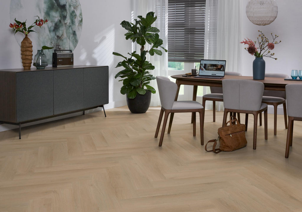 Ambiant Spigato Navaro Natural oak | Visgraat Lijm PVC