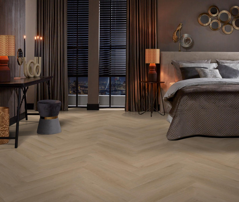 Ambiant Spigato Navaro Natural oak | Visgraat Lijm PVC