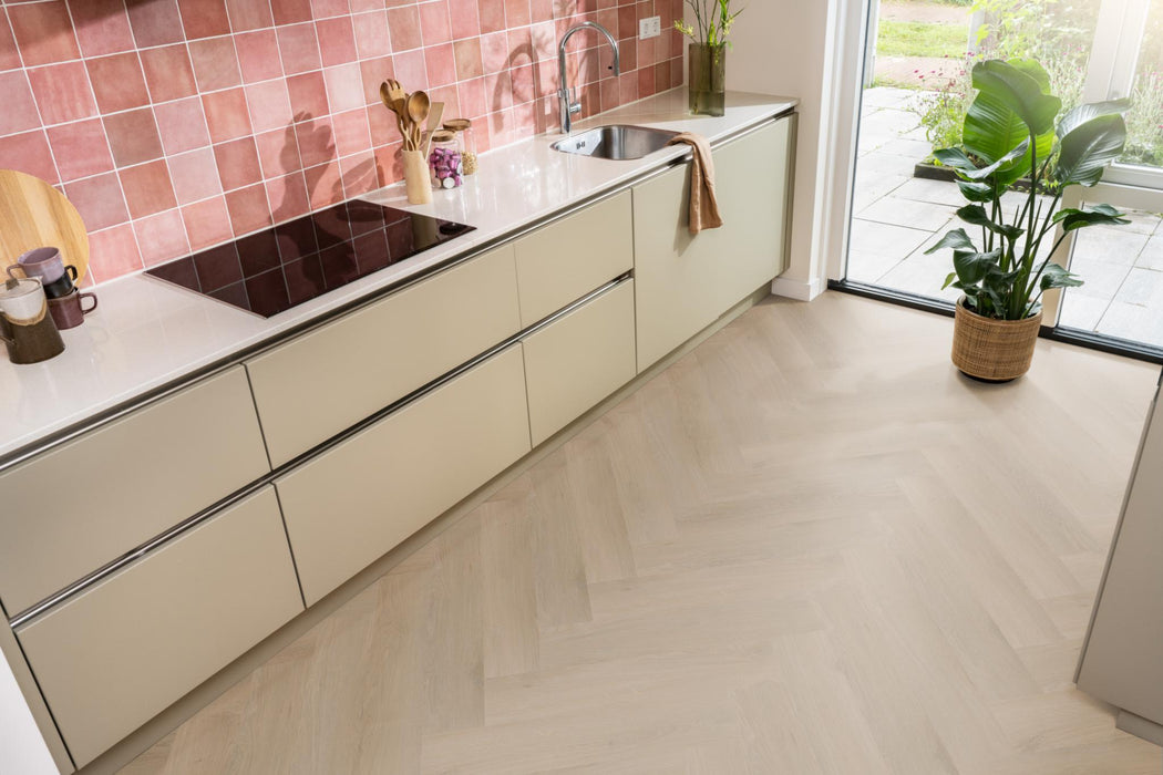 Ambiant Spigato Navaro Natural oak | Visgraat Lijm PVC
