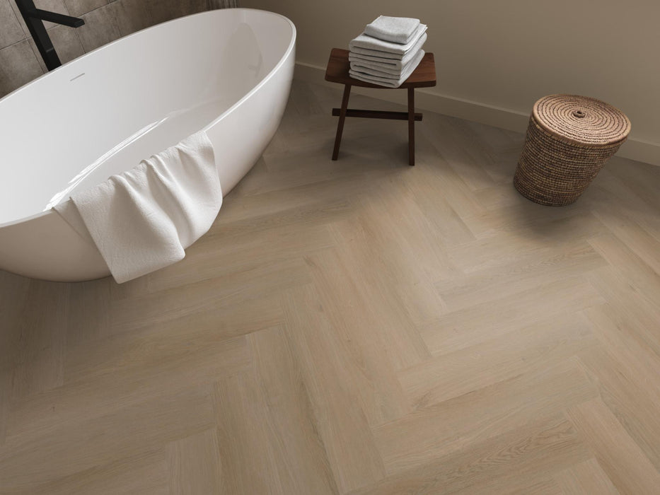 Ambiant Spigato Navaro Natural oak | Visgraat Lijm PVC