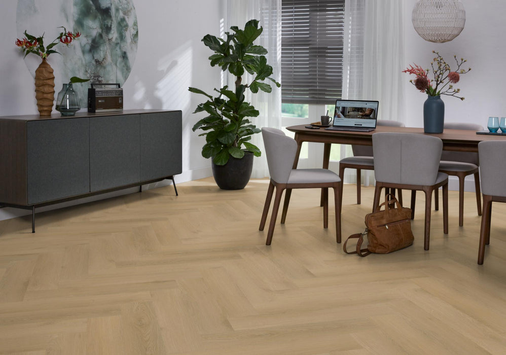 Ambiant Spigato Navaro Light oak | Visgraat Lijm PVC