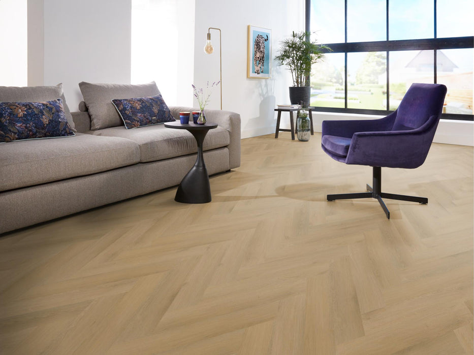 Ambiant Spigato Navaro Light oak | Visgraat Lijm PVC