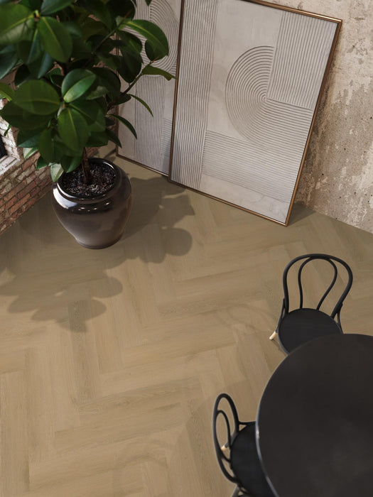 FloorLife YUP Merton Light oak - Visgraat Plak PVC