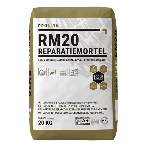 ProLine RM20 | Ultrafijne reparatiemortel 20 kg