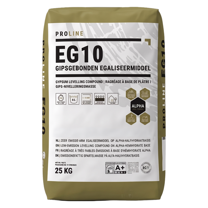 ProLine EG10 | Gipsgebonden egaline 25 kg