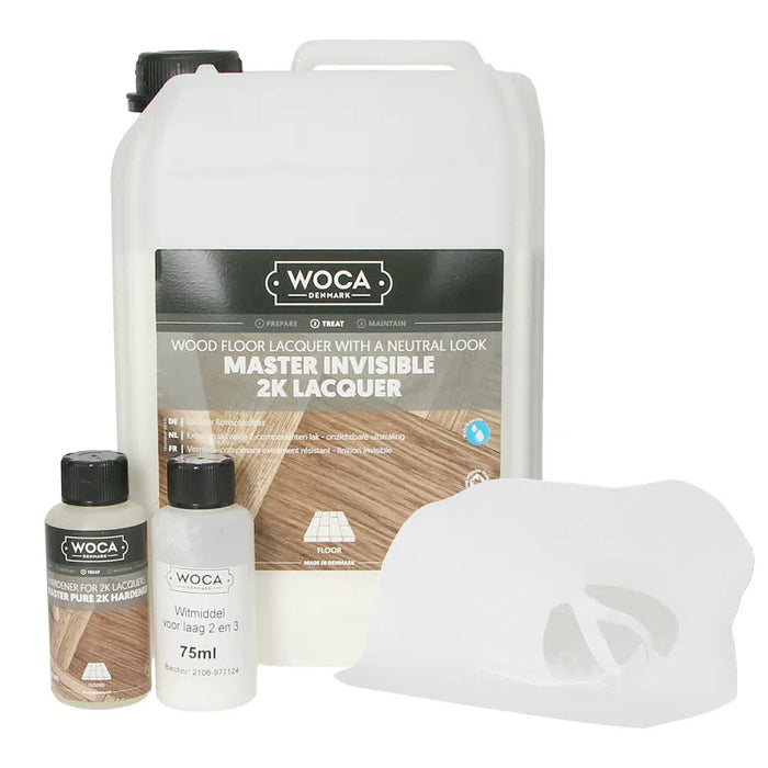 WOCA Master 2K Parketlak | Invisible Ultramat | 5 Liter