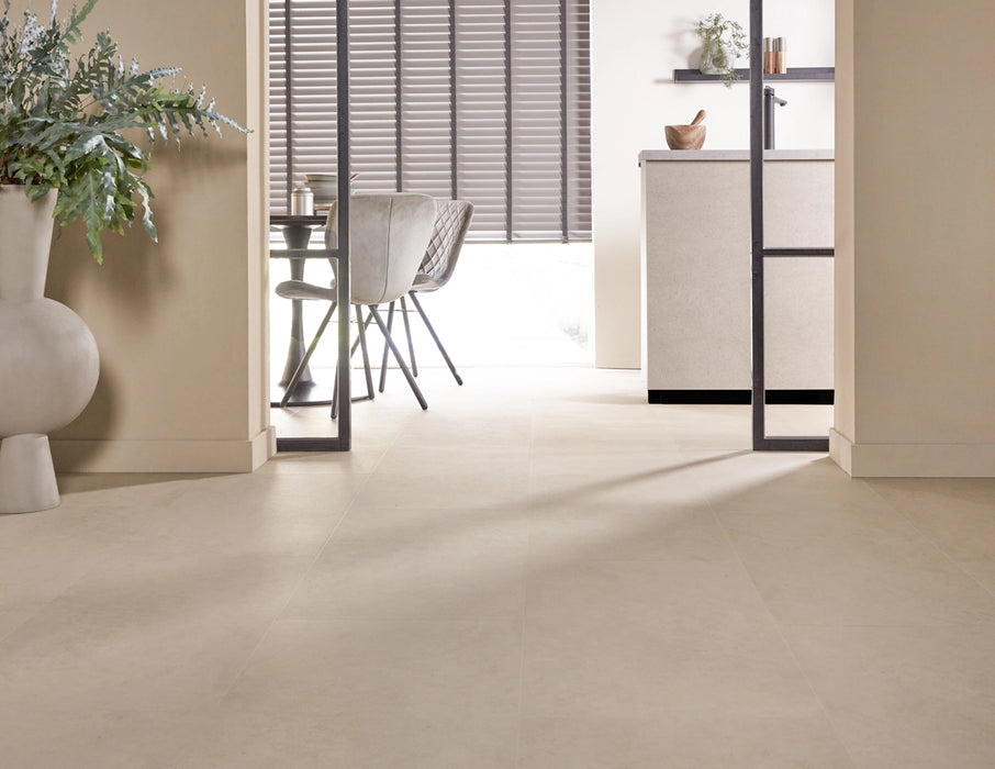 Floer Betonlook Beige - Tegel Dryback Plak PVC