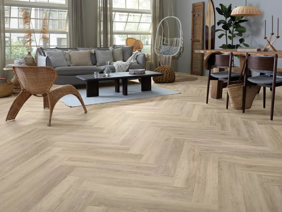 mFLOR 41219 Parva Oak Sardinia | Visgraat PVC | Dryback