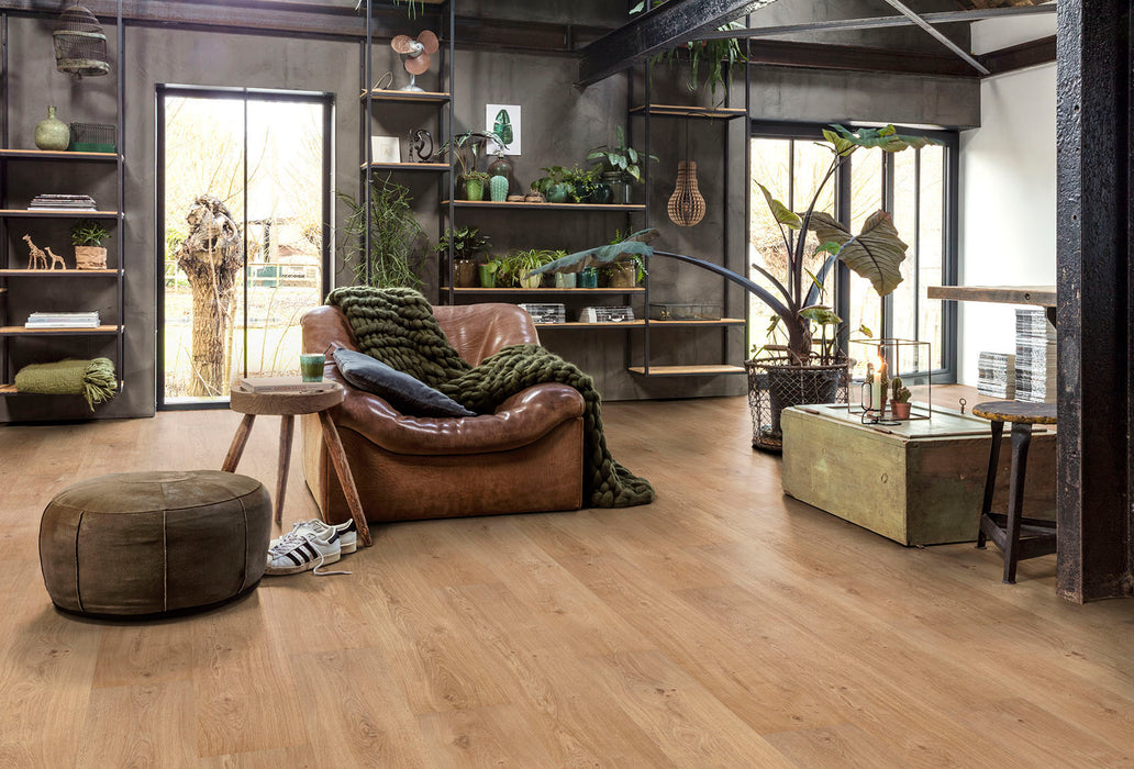 Floorify Lange Planken Cognac F019 | Click PVC Rigid