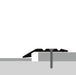 Overgangsprofiel 5mm | Zilver | zelfklevend | 270cm