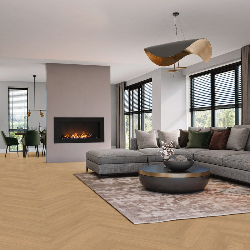 Staal van Vivafloors 8545 Visgraat - Visgraat Plak PVC