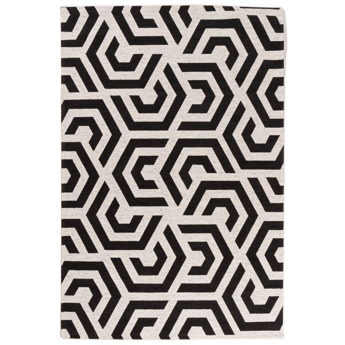 Hoomlife Metrix vloerkleed kleur 25 Zwart