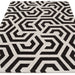 Hoomlife Metrix vloerkleed kleur 25 Zwart detail 3