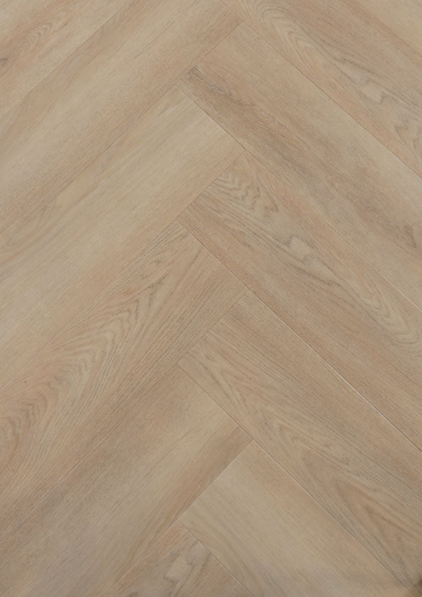 Staal van The Home Collection | Visgraat Nature 191-3 | Plak PVC Dryback