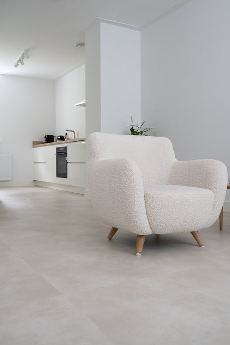 mFLOR 44715 Nuance XL Off White | PVC Tegel 90x90 cm | Dryback
