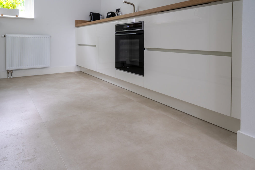 mFLOR 44715 Nuance XL Off White | PVC Tegel 90x90 cm | Dryback