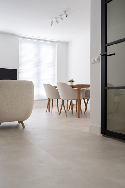 mFLOR 44715 Nuance XL Off White | PVC Tegel 90x90 cm | Dryback