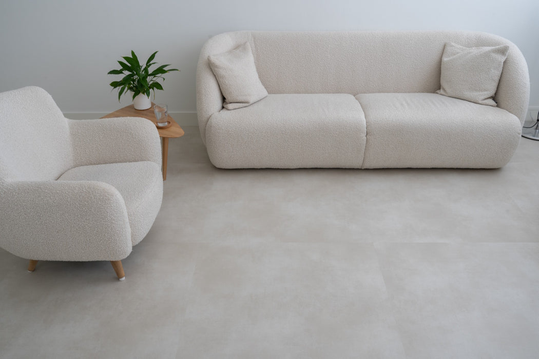 mFLOR 44715 Nuance XL Off White | PVC Tegel 90x90 cm | Dryback