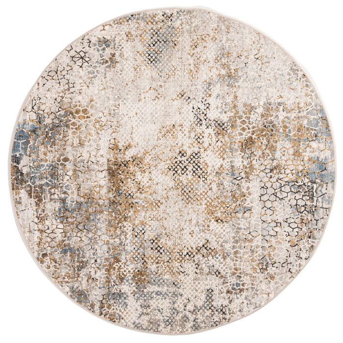 Hoomlife Olimpos vloerkleed rond kleur 13 Bruin
