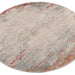 Hoomlife Olimpos vloerkleed rond kleur 45 Rood detail r1
