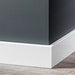 Renovatieplint MDF Modern 18x120 | Gelakt RAL 9010 | Uitsparing achterzijde 13 x 90 mm
