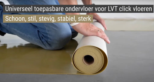 HardBase PVC Ondervloer 1.5 mm voor Klik PVC vloeren (Rol 10m2)