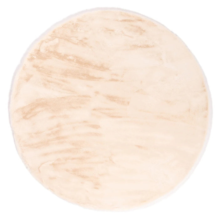 Hoomlife Plush vloerkleed rond kleur 12 Wit