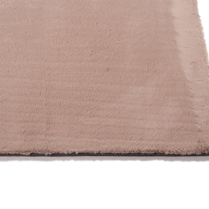 Hoomlife Plush vloerkleed kleur 13 Bruin detail 1