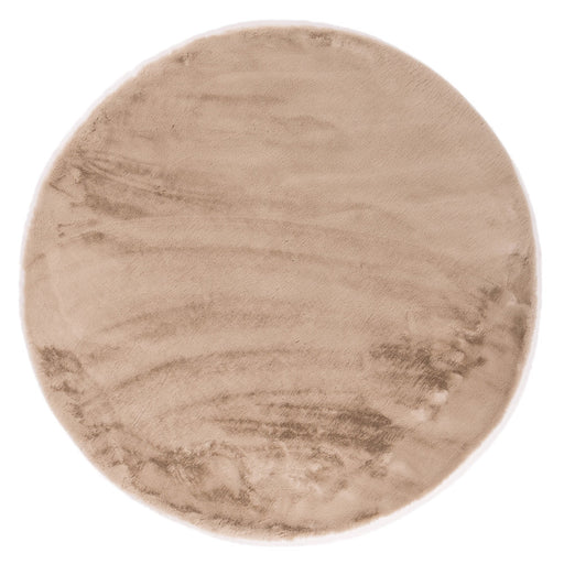 Hoomlife Plush vloerkleed rond kleur 13 Bruin