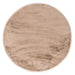 Hoomlife Plush vloerkleed rond kleur 13 Bruin