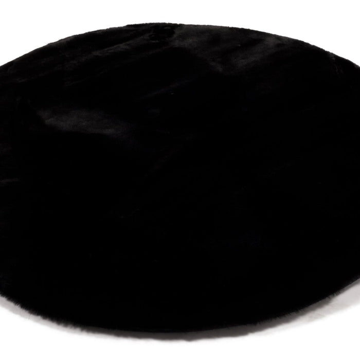 Hoomlife Plush vloerkleed kleur 25 Zwart detail 6