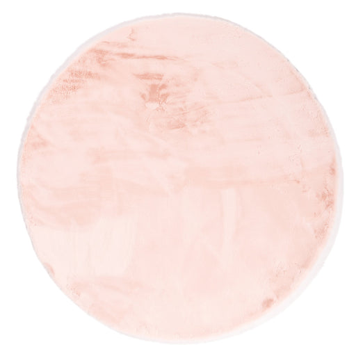 Hoomlife Plush vloerkleed rond kleur 43 Roze
