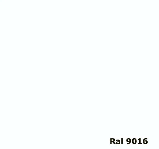 Plakplint Wit RAL 9016 (Helderwit) 240cm
