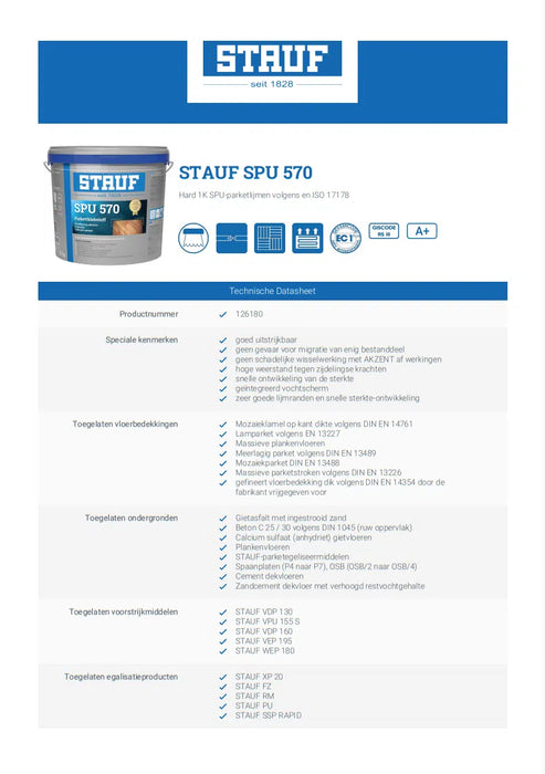 Stauf SPU-570 | Parketlijm