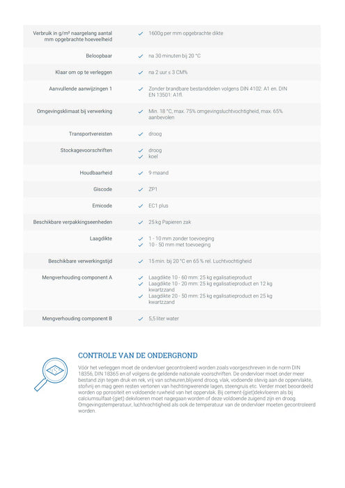 Stauf RM Krimpvrije reparatiemortel 25 kg