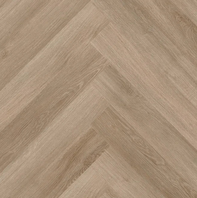 Staal van mFLOR Parva River Oak 41325 Douro | Visgraat PVC | Dryback