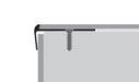 Trapneusprofiel 15 mm | voor 2.5mm PVC | Brons | 250cm
