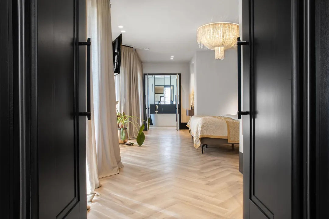 Sfeerbeeld Vivafloors 6840 | Visgraat | Lijm PVC Dryback