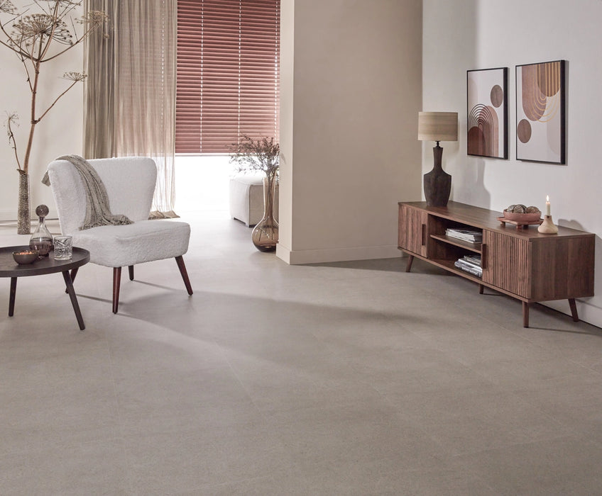 Floer Betonlook Greige - Tegel Click PVC