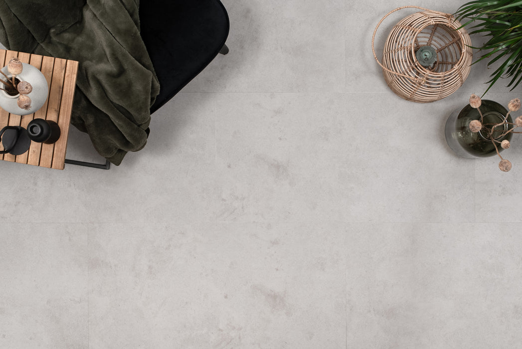 Floer Betonlook Lichtgrijs - Tegel Click PVC