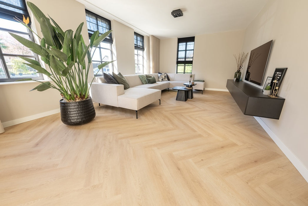 Floer Cetus Crème - Walvisgraat Dryback Plak PVC