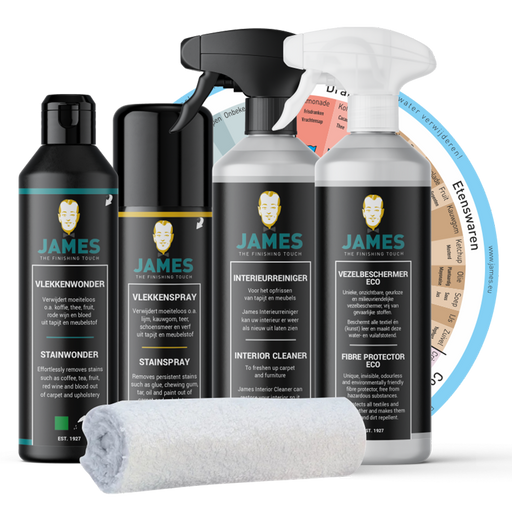 James Onderhoudsset Premium 6-delig voor Textiel