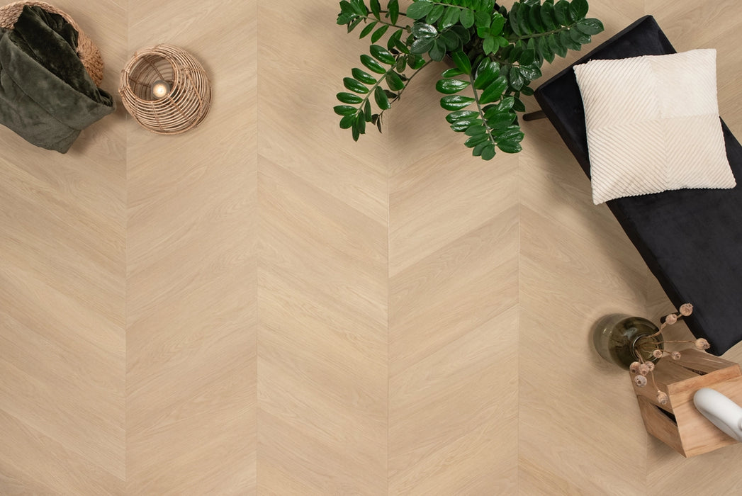 Floer Natuur Eiken - Hongaarse Punt PVC