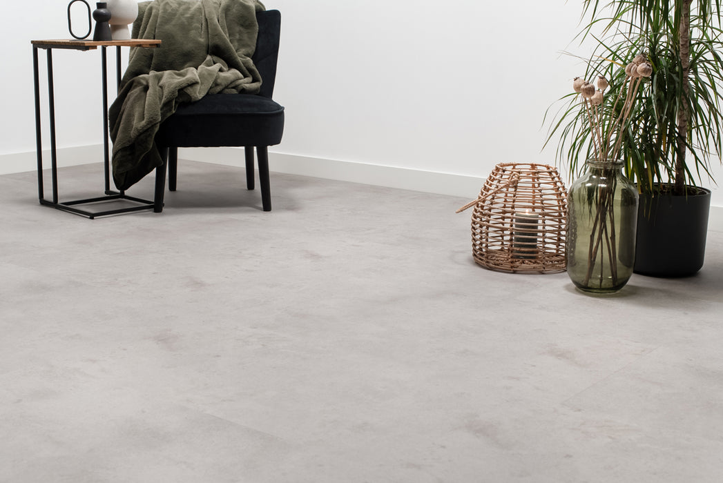 Floer Betonlook Lichtgrijs - Tegel Click PVC