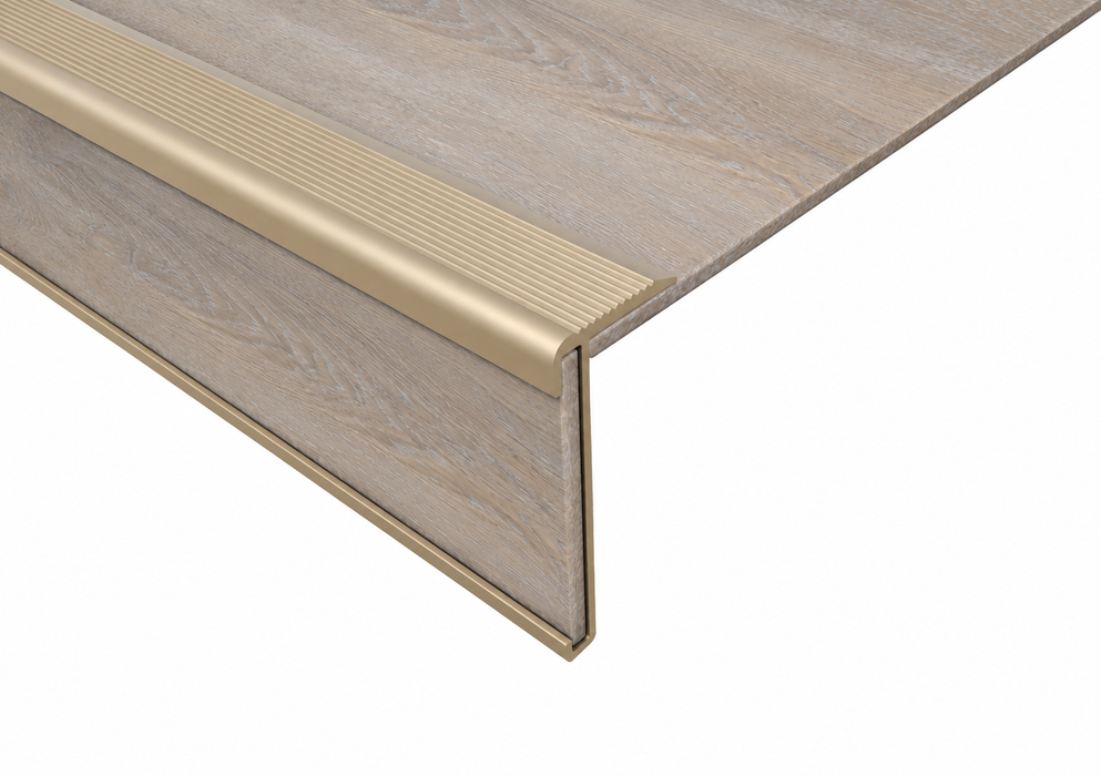 Douwes Dekker PVC Traptreden Set voor 4 treden - Honing - Perspectiefdetail