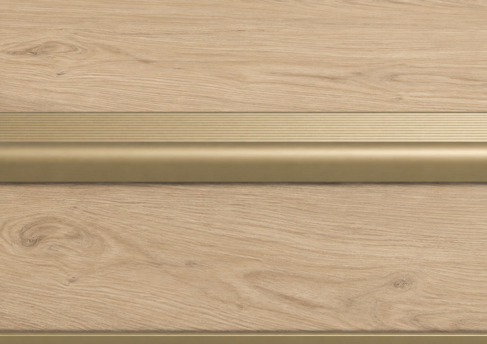 Douwes Dekker PVC Trap Slab - Panna Cotta - Detail trapprofiel