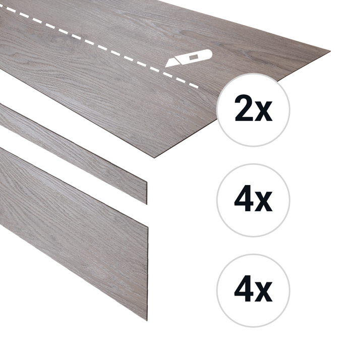 Douwes Dekker PVC Traptreden Set voor 4 treden - Spekkoek UM