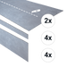 Douwes Dekker PVC Traptreden Set voor 4 treden - Bitterkoek