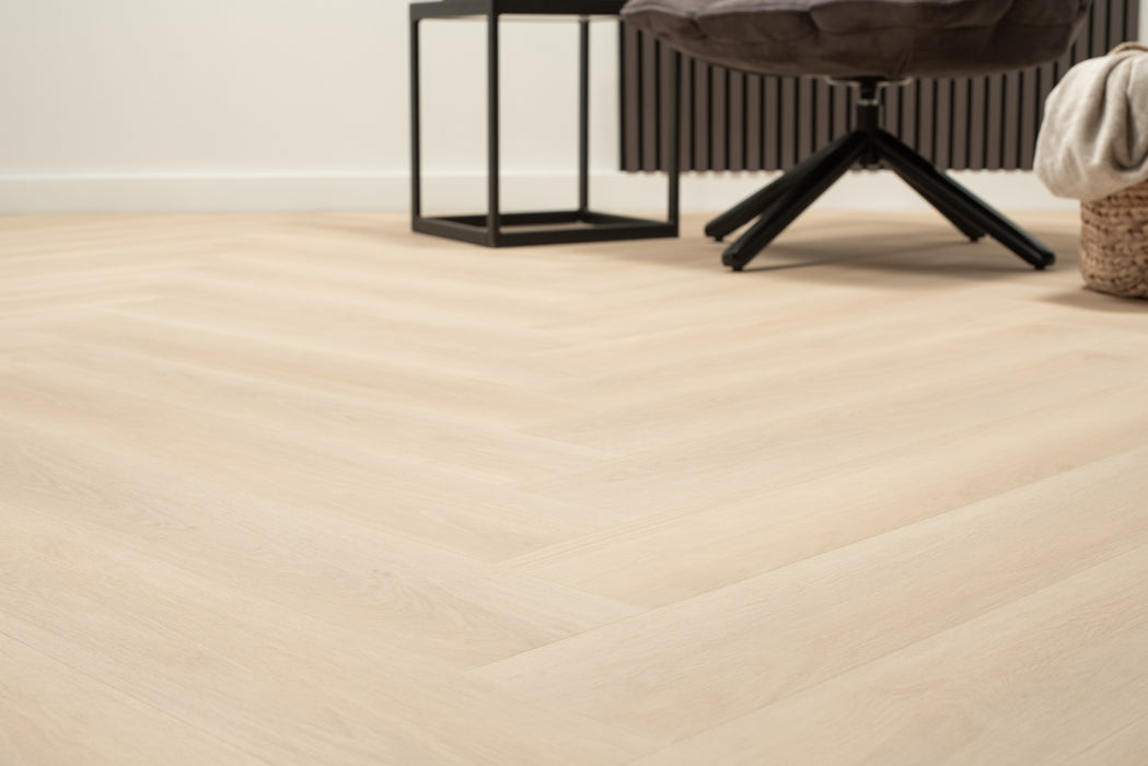 Floer Balein Beige - Walvisgraat Dryback Plak PVC