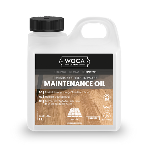 WOCA Onderhoudsolie voor geolied hout Naturel 1 Liter